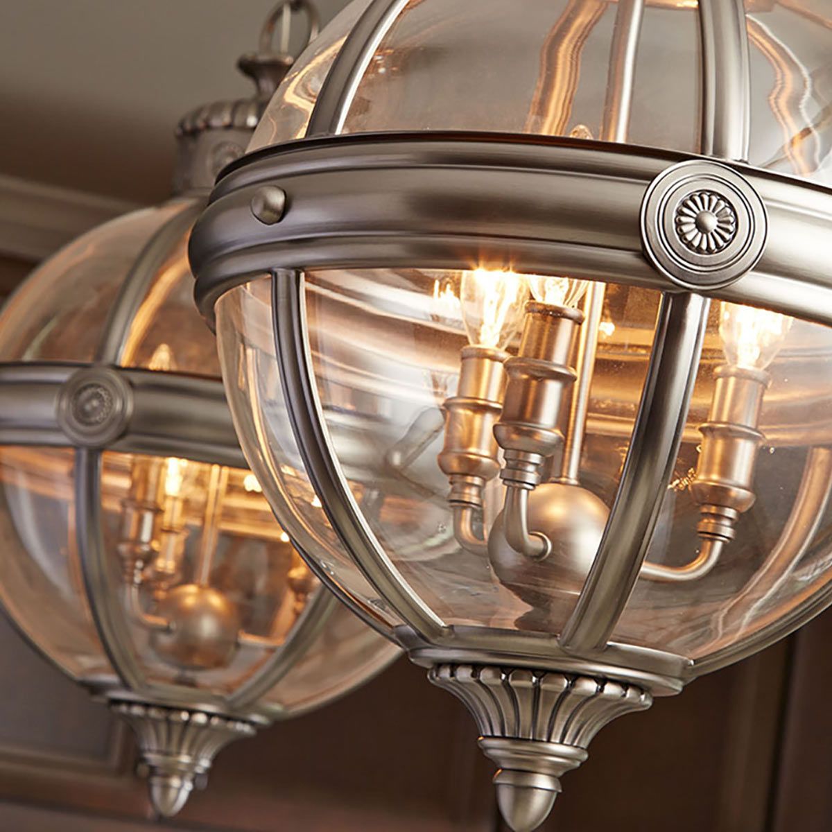 Adams Light Pendant Chandelier In Antique Nickel