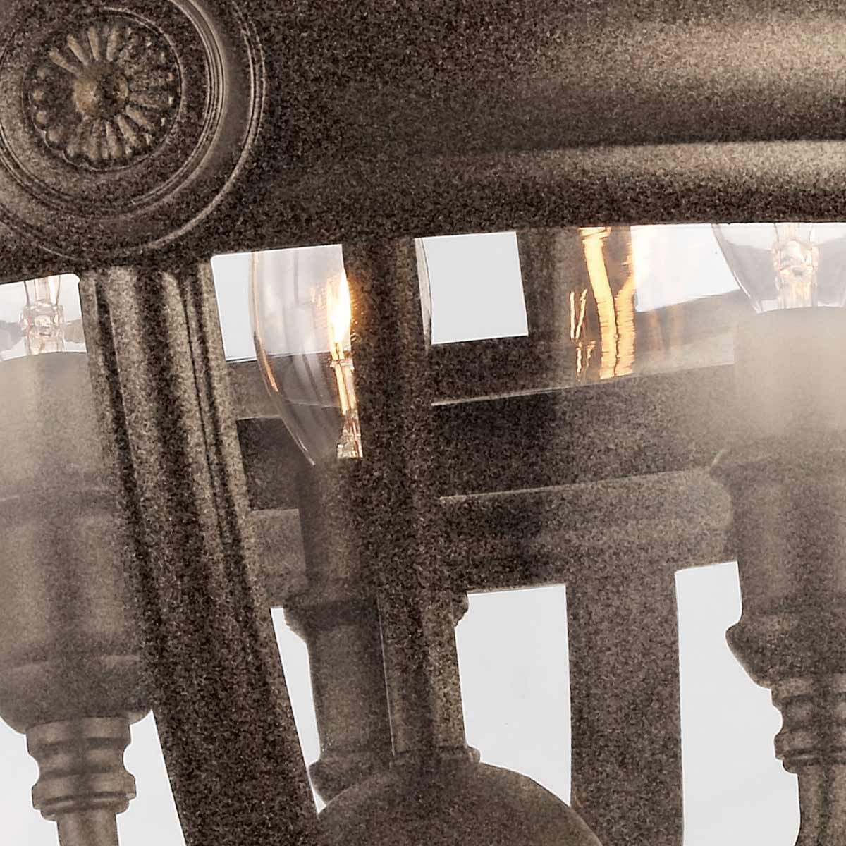 Adams Light Pendant Chandelier in British Bronze