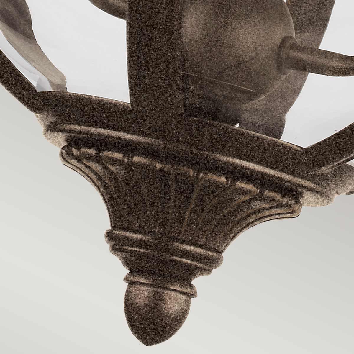 Adams Light Pendant Chandelier in British Bronze