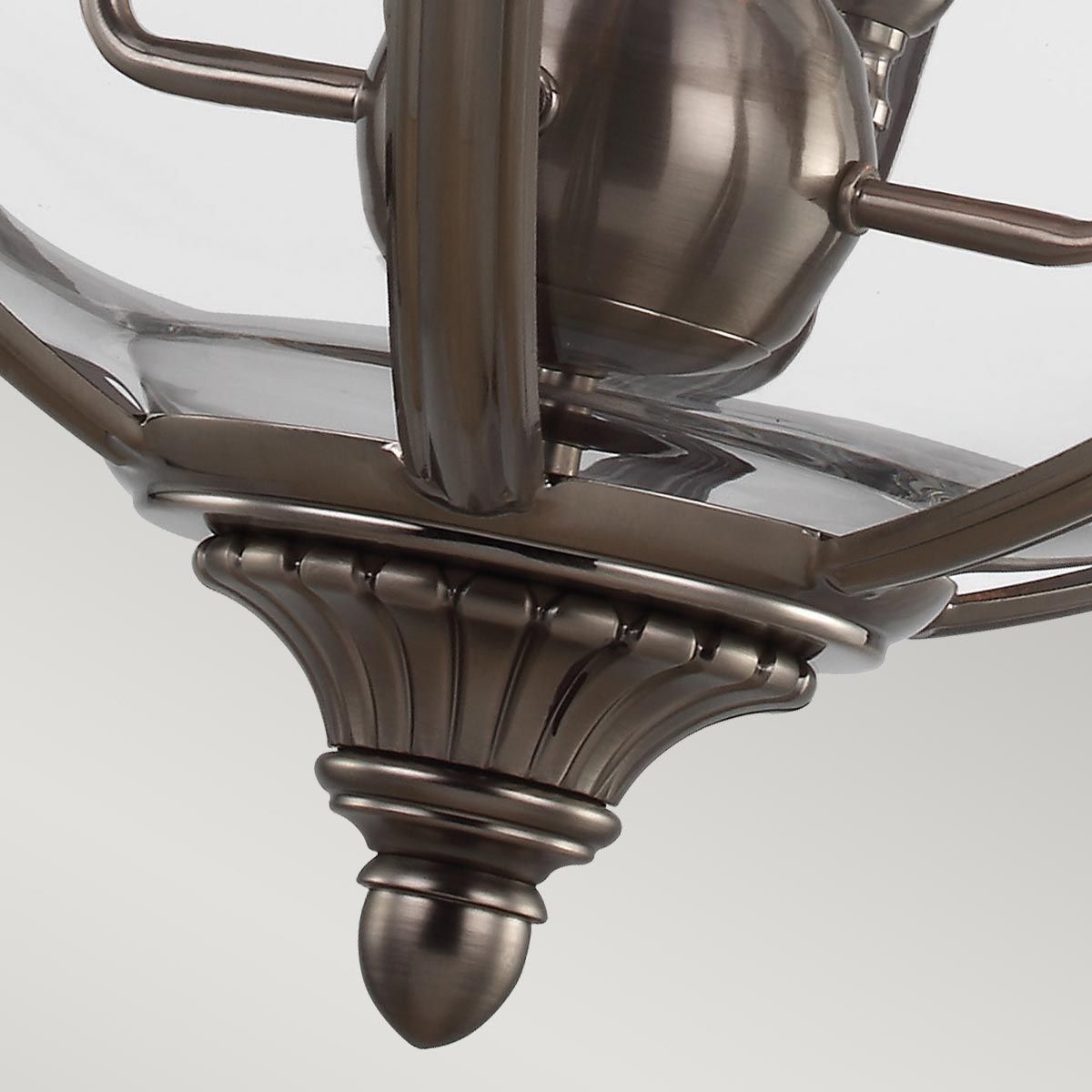 Adams Light Pendant Chandelier In Antique Nickel