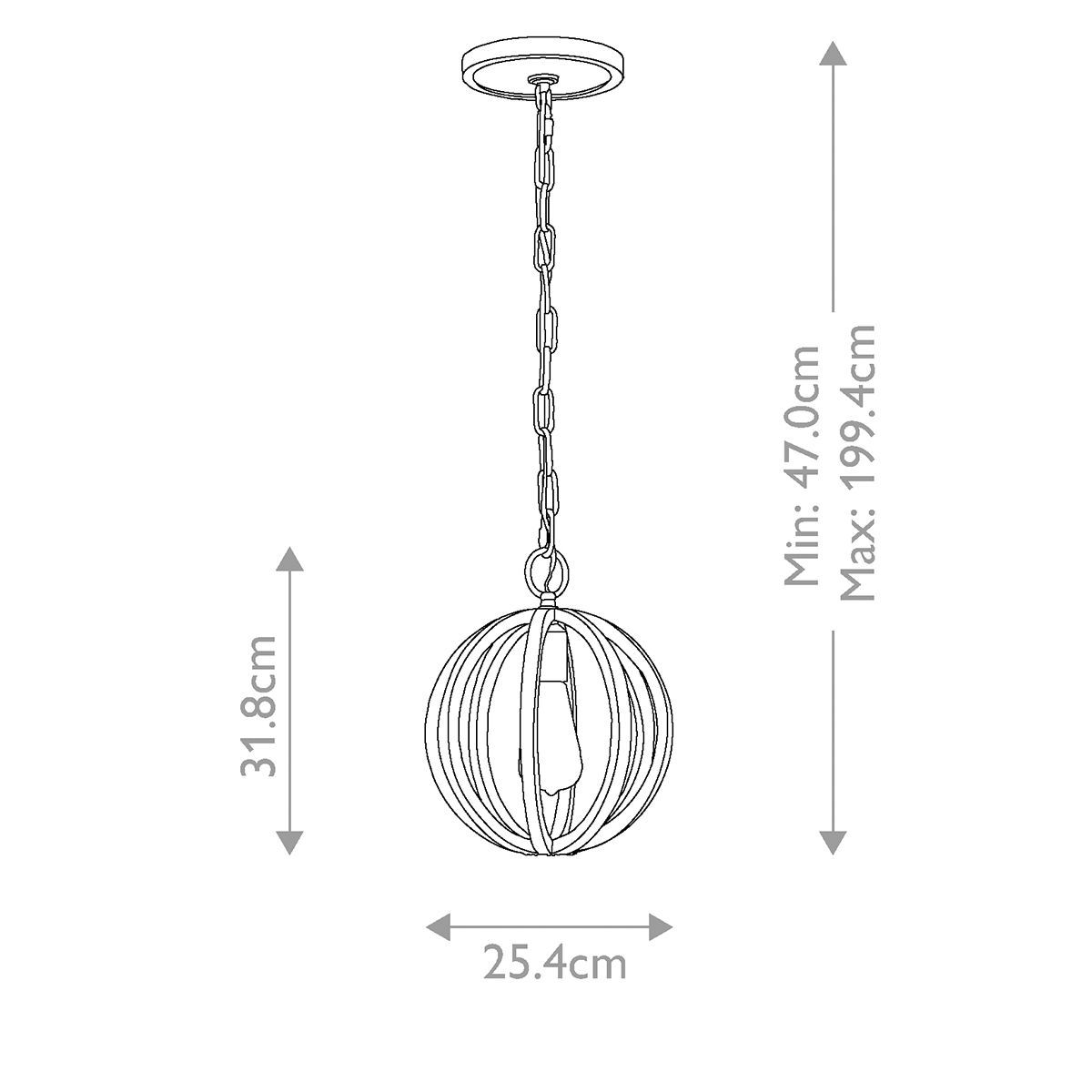 Allier Light Mini Pendant in Weathered Oak Wood and Antique Forged Iron