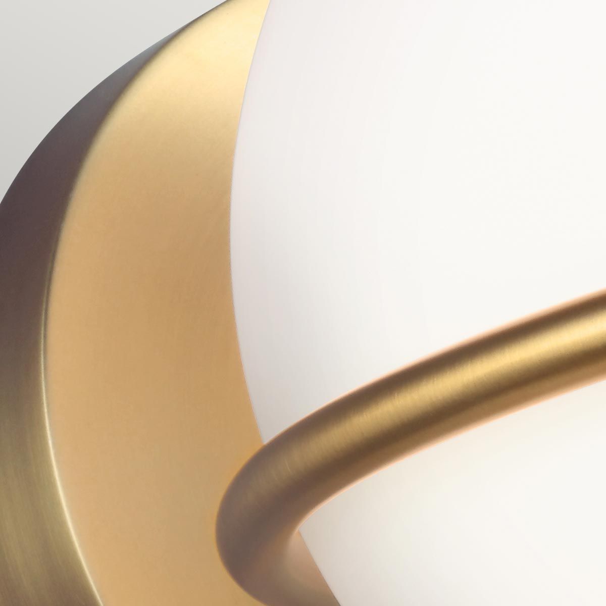 Apollo Light Wall Light in Burnished Brass