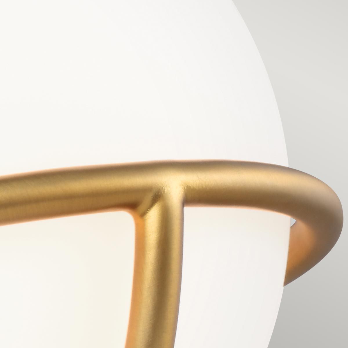 Apollo Light Wall Light in Burnished Brass