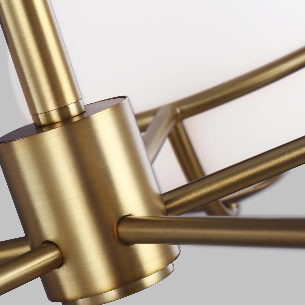 Apollo Light Chandelier in Burnished Brass