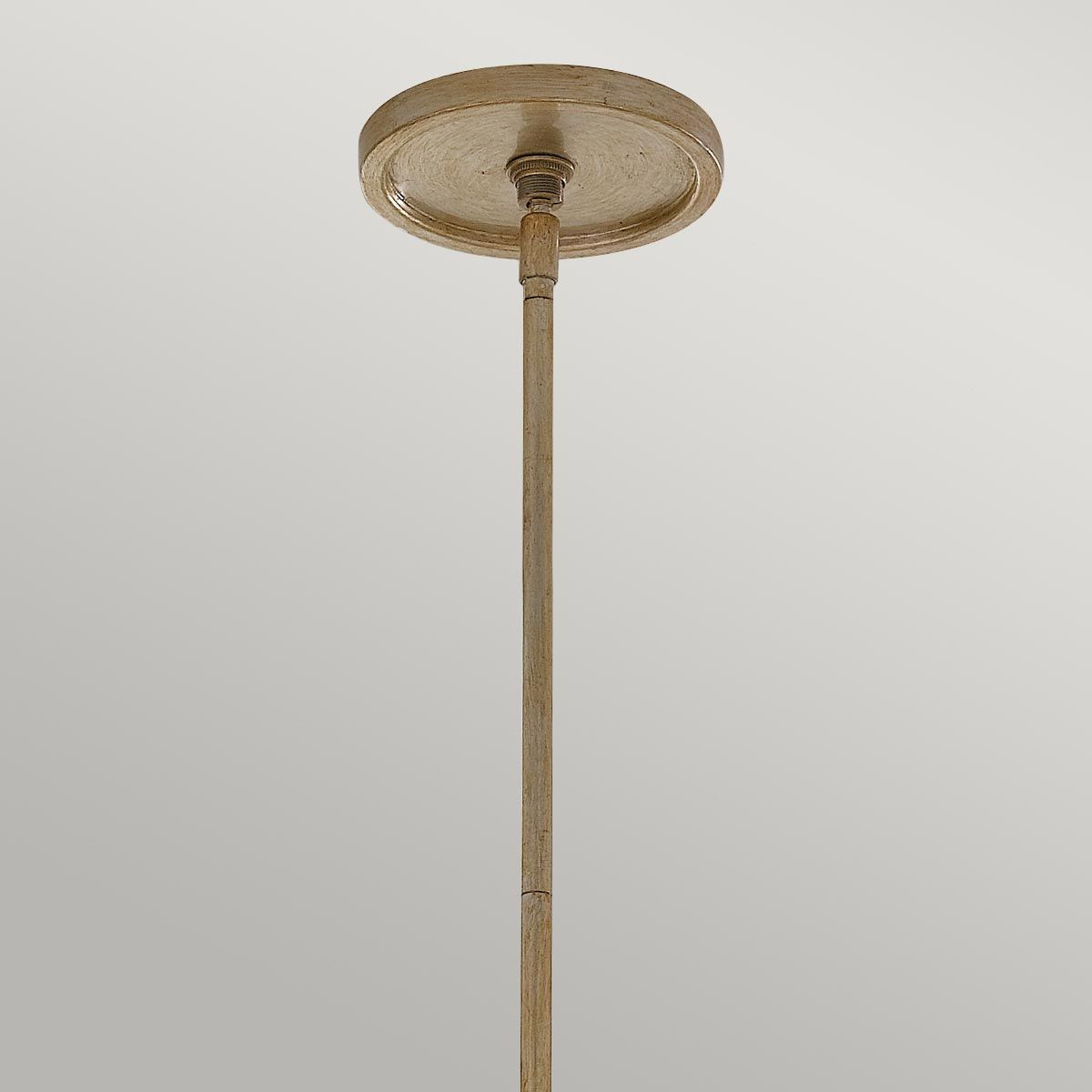 Arabesque Light Chandelier in Silver Leaf Patina