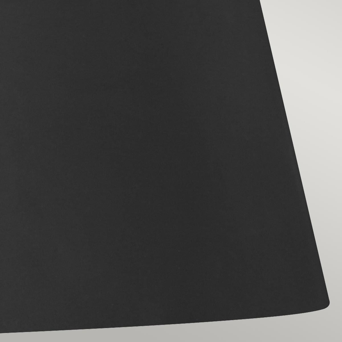 Asher Light Flush Light in Midnight Black & Gold