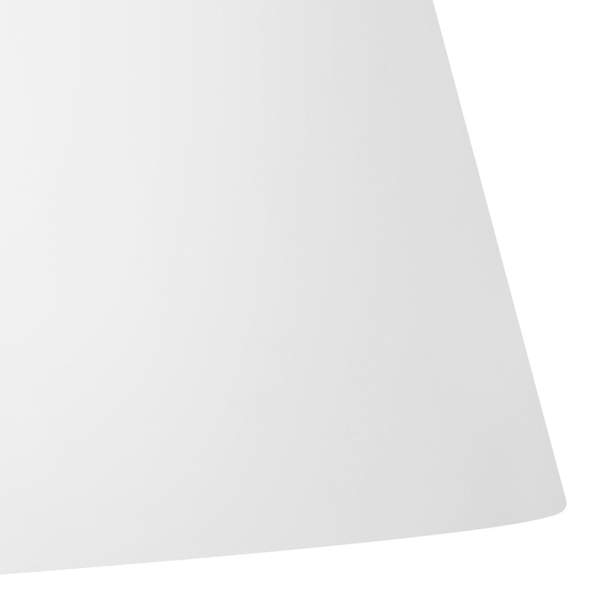 Asher Light Flush Light in Matte White & Gold