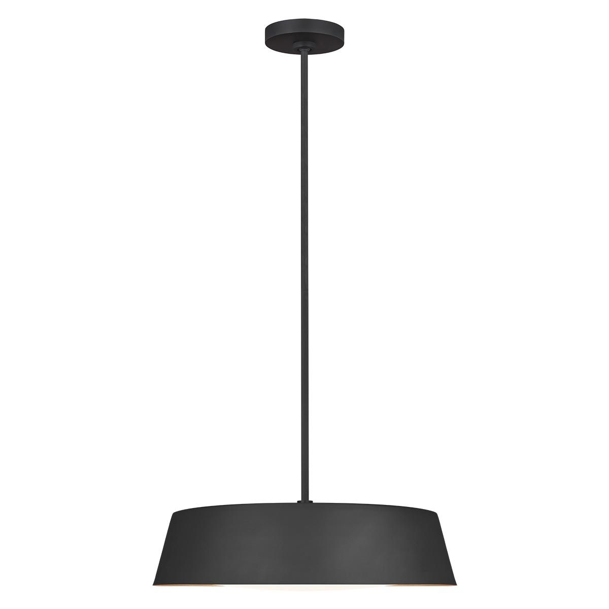 Asher Light Pendant in Midnight Black & Gold