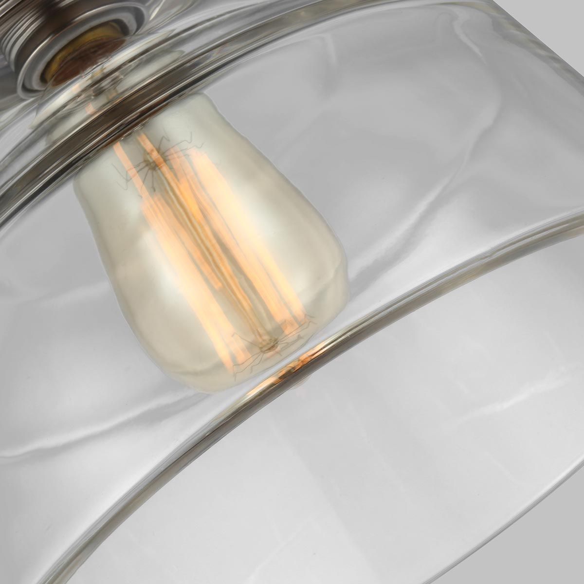Baskin Light Pendant in Polished Nickel