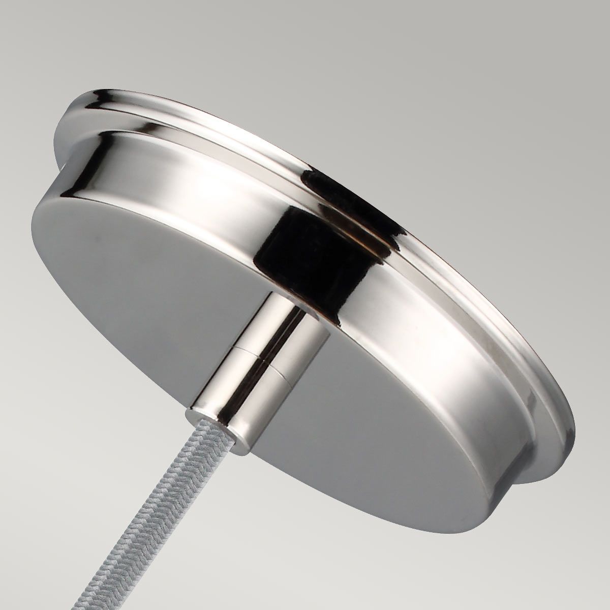 Baskin Light Pendant in Polished Nickel