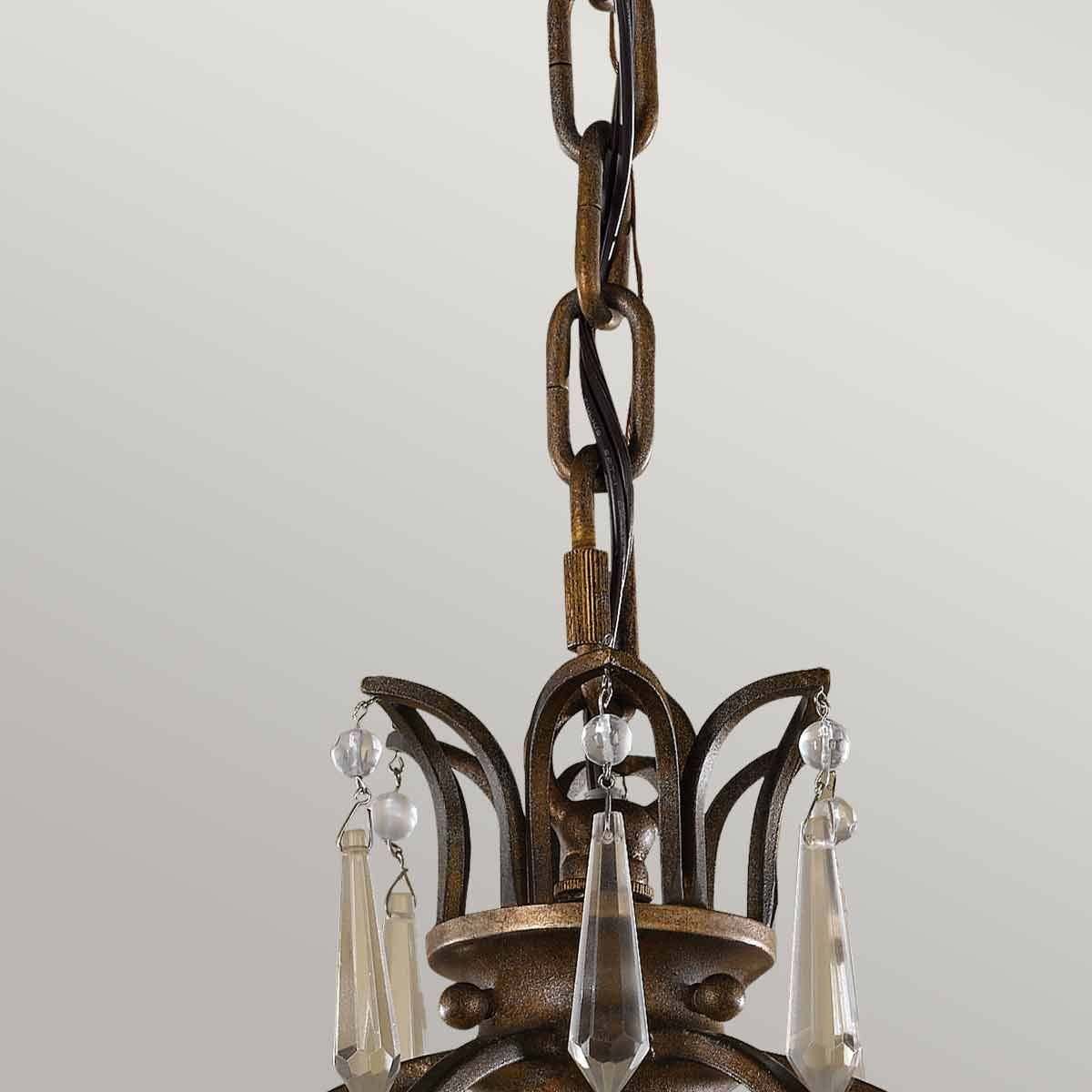 Bellini Light Pendant Light in Oxidized Bronze/British Bronze