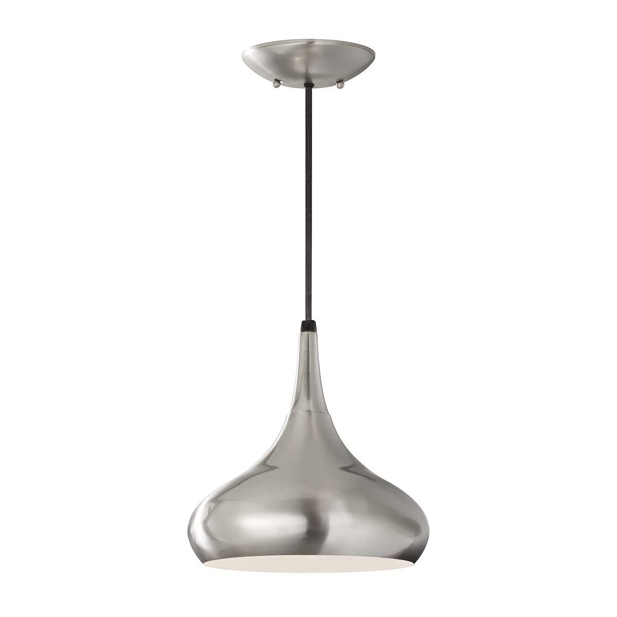 Beso Light Medium Pendant in Brushed Steel