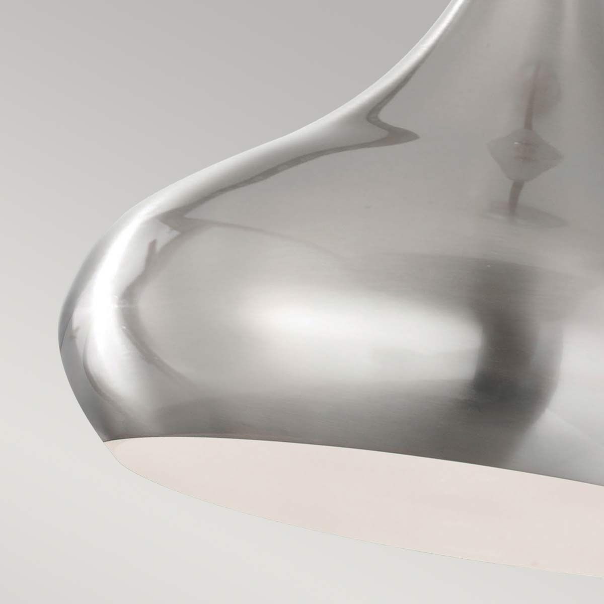 Beso Light Medium Pendant in Brushed Steel