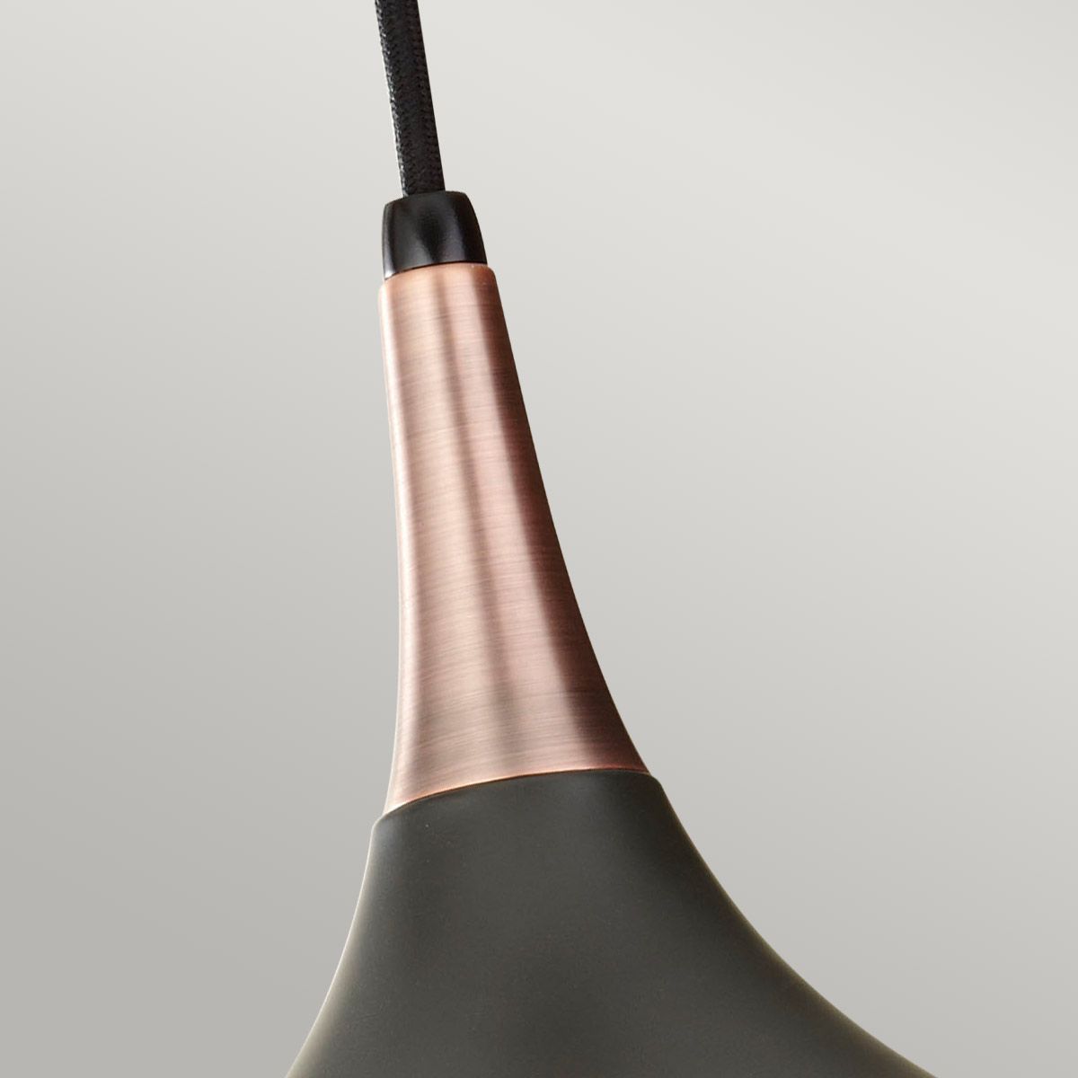 Beso Light Medium Pendant in Dark Bronze