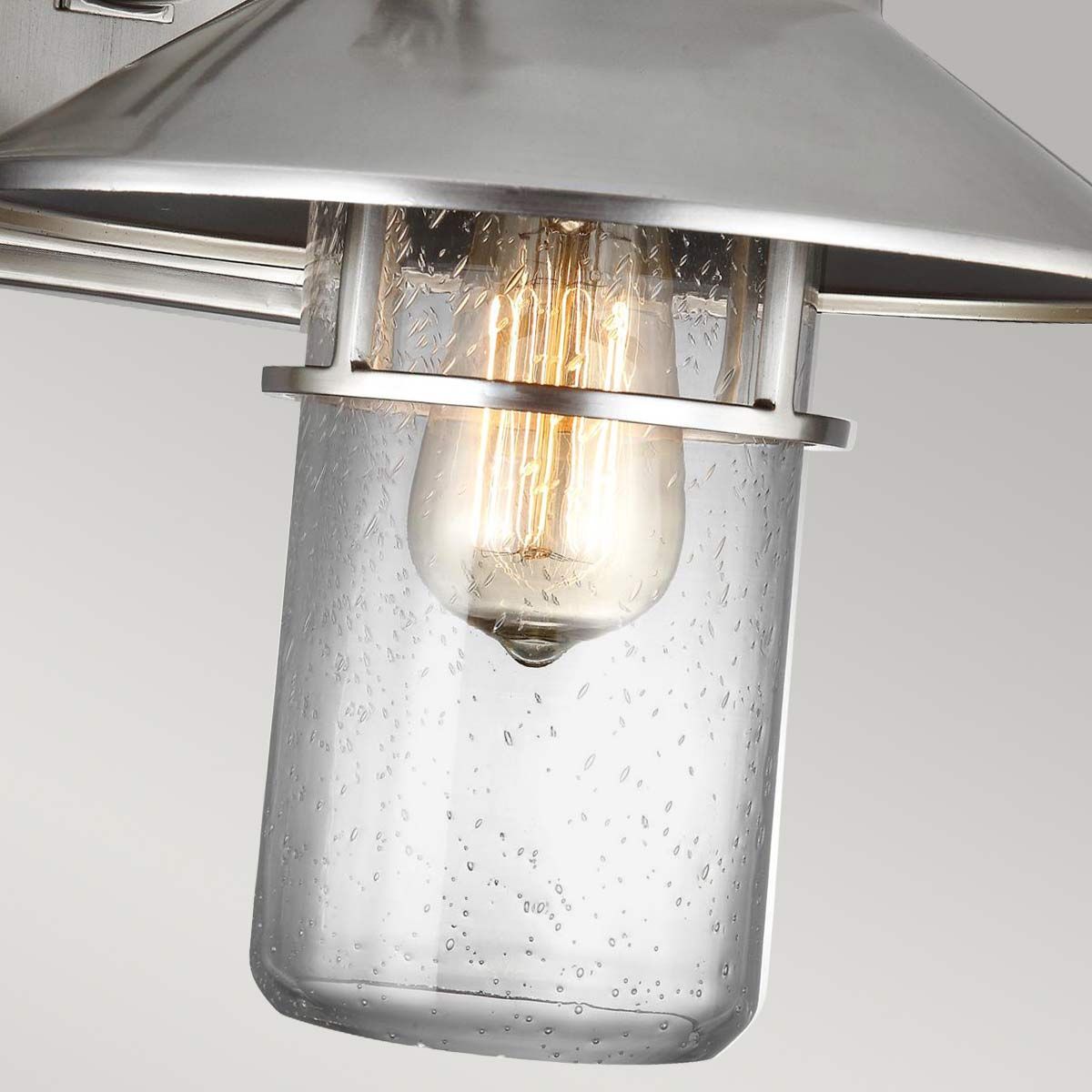Boynton Light Medium Wall Lantern in Painted Brushed Steel