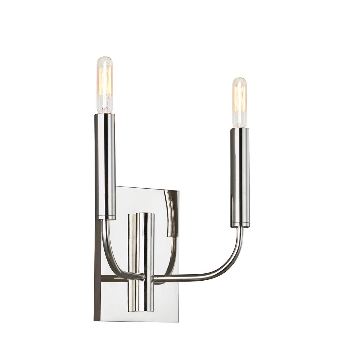 Brianna Light Wall Light in Polished Nickel