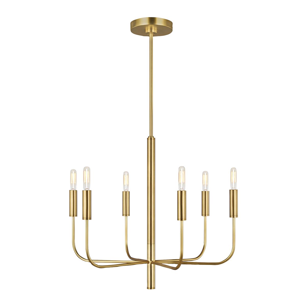 Brianna in Chandelier in Burnished Brass