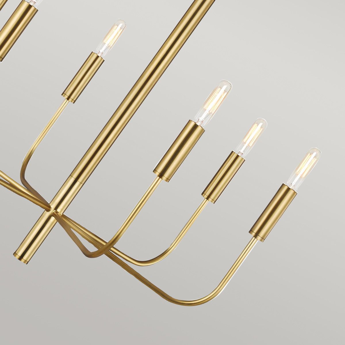 Brianna in Chandelier in Burnished Brass