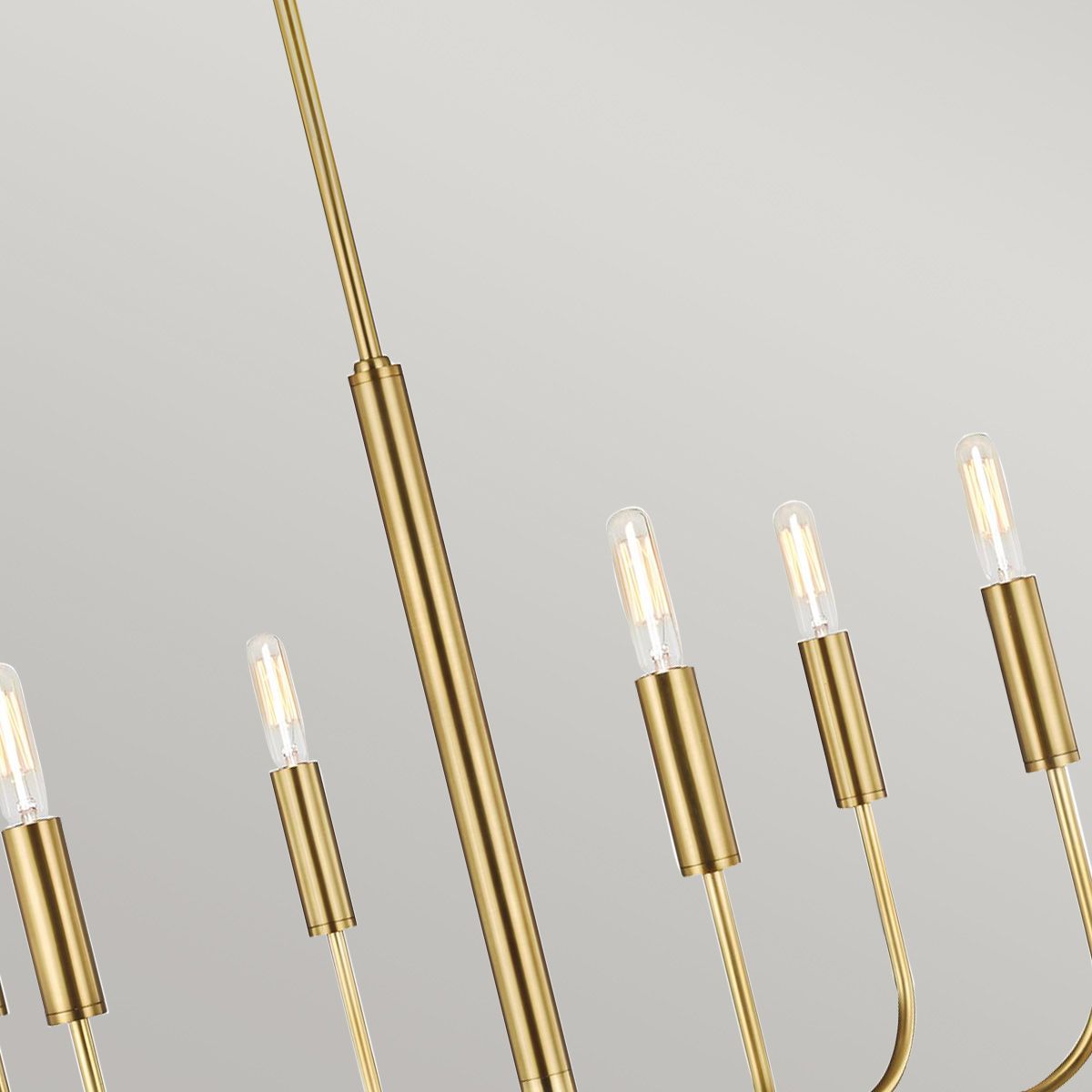 Brianna in Chandelier in Burnished Brass