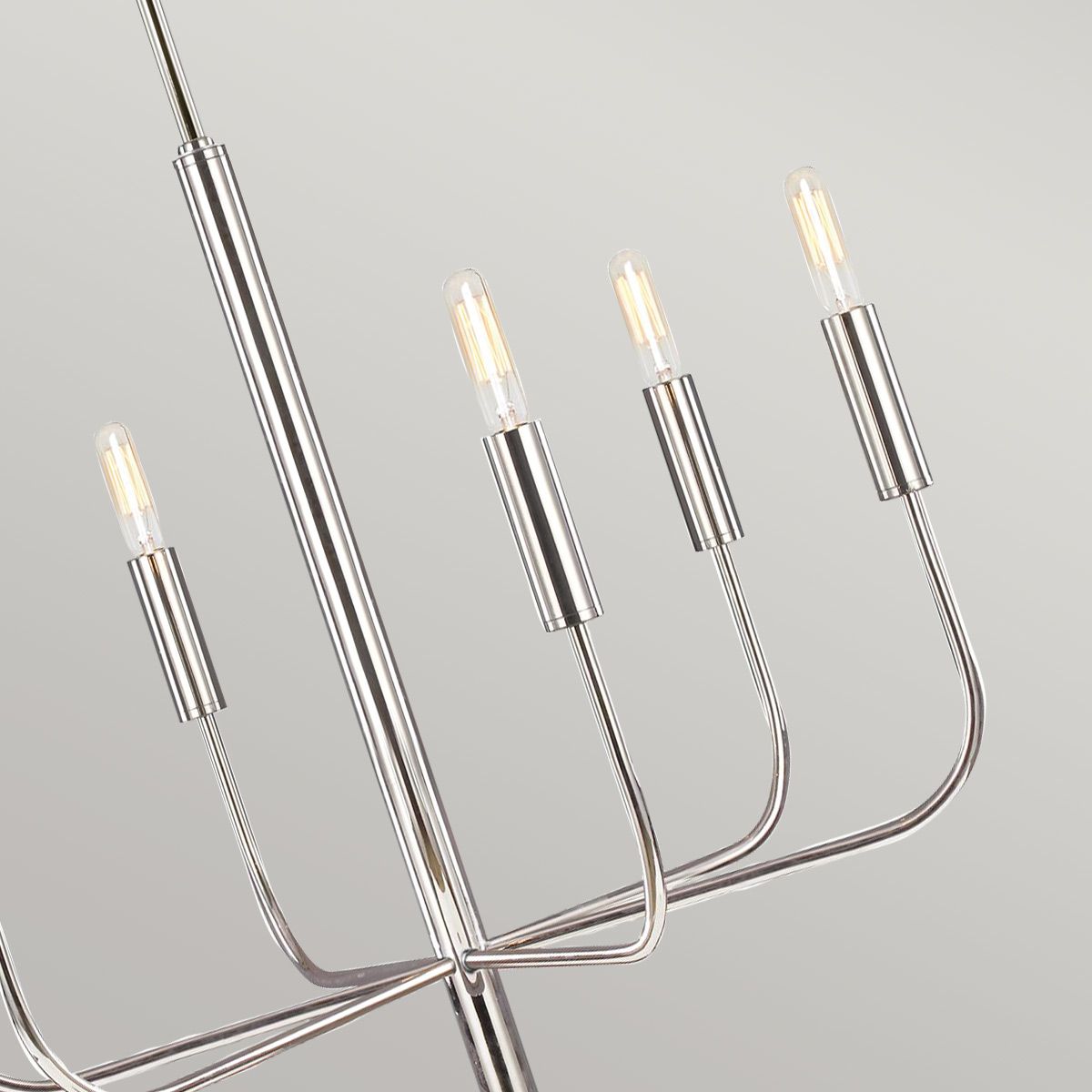 Brianna Chandelier in Polished Nickel