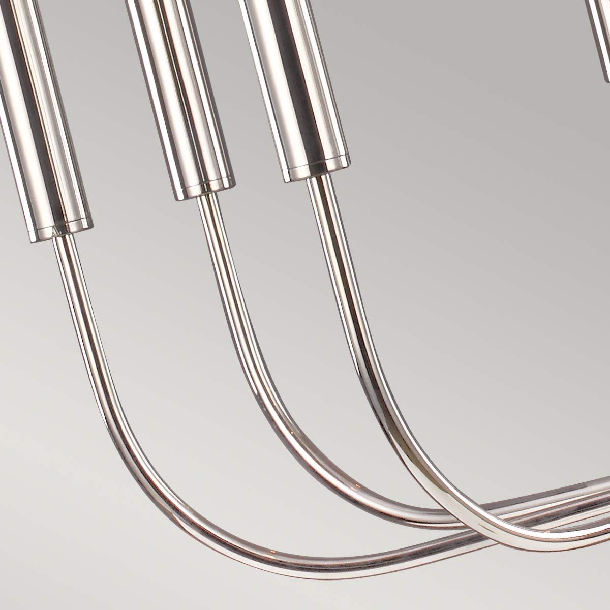 Brianna Light Chandelier in Polished Nickel