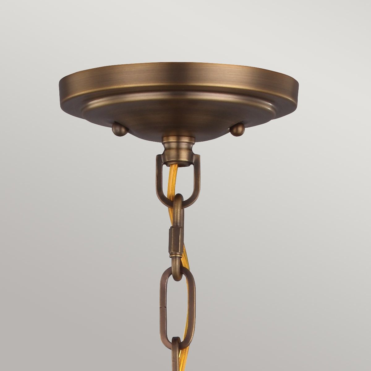 Cadence Mini Pendant in Dark Antique Brass Matte Black
