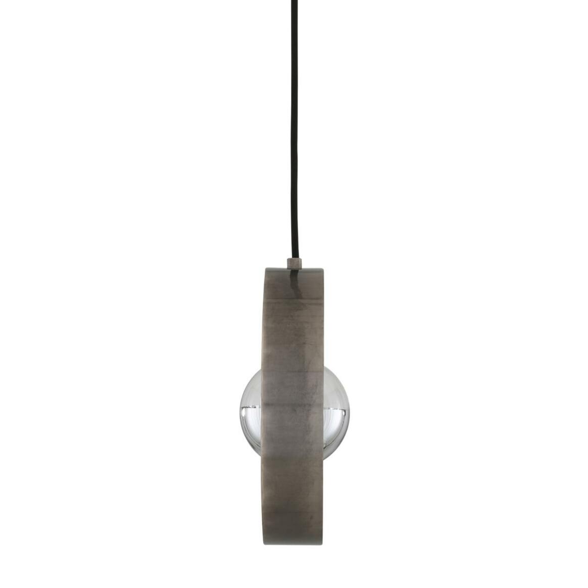 Fossa Modern Circular Brass Pendant Light 24cm