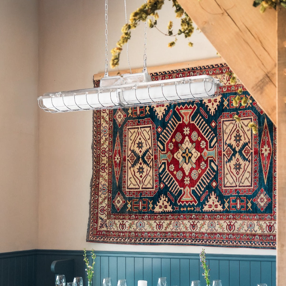 Soho Lighting Warwick Aluminum Industrial Strip Large Pendant Light - The Statement Collection