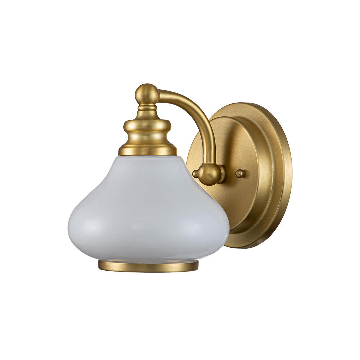 Ainsley Light Wall Light in Brushed Brass