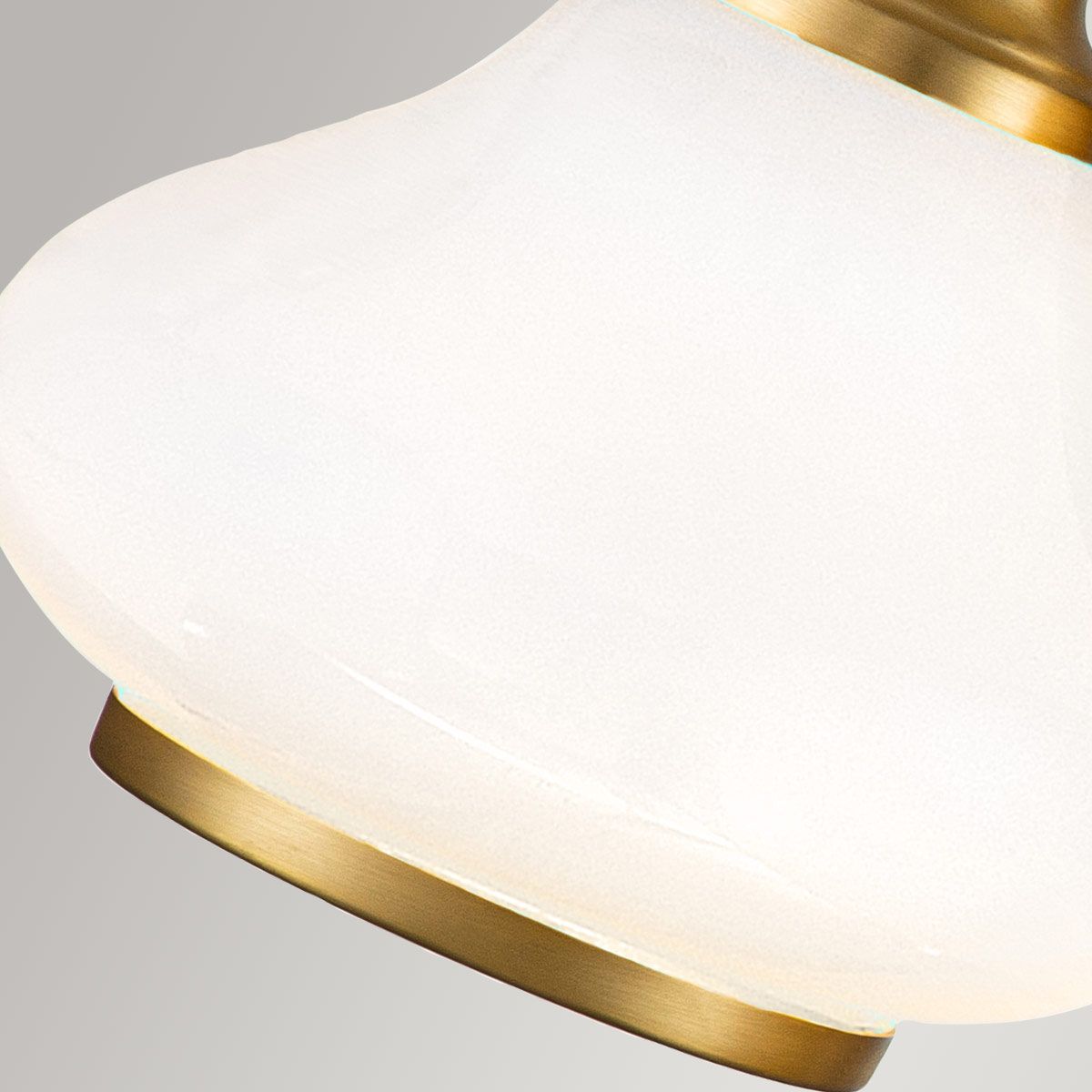 Ainsley Light Wall Light in Brushed Brass