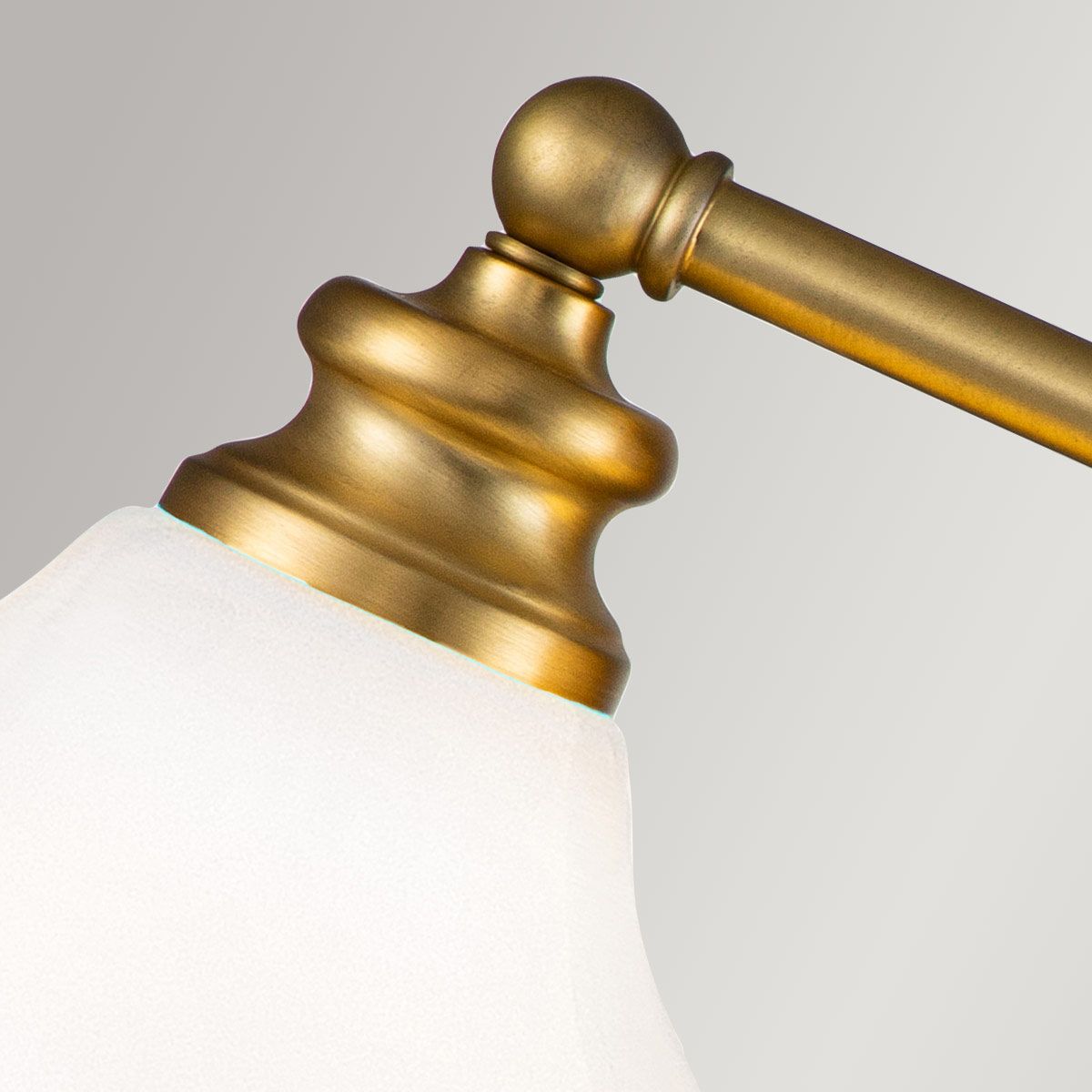 Ainsley Light Wall Light in Brushed Brass