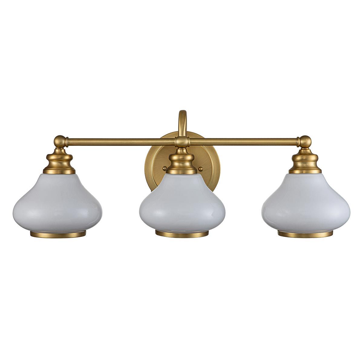 Ainsley Light Wall Light in Brushed Brass