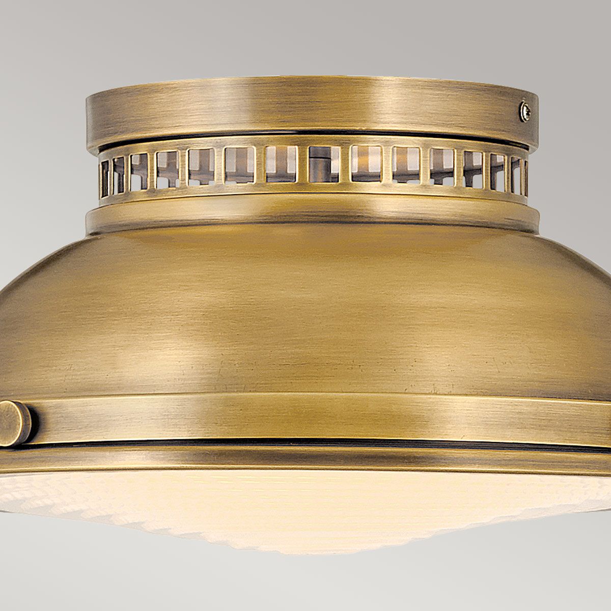 Amelia In Light Flush Light In Heritage Brass