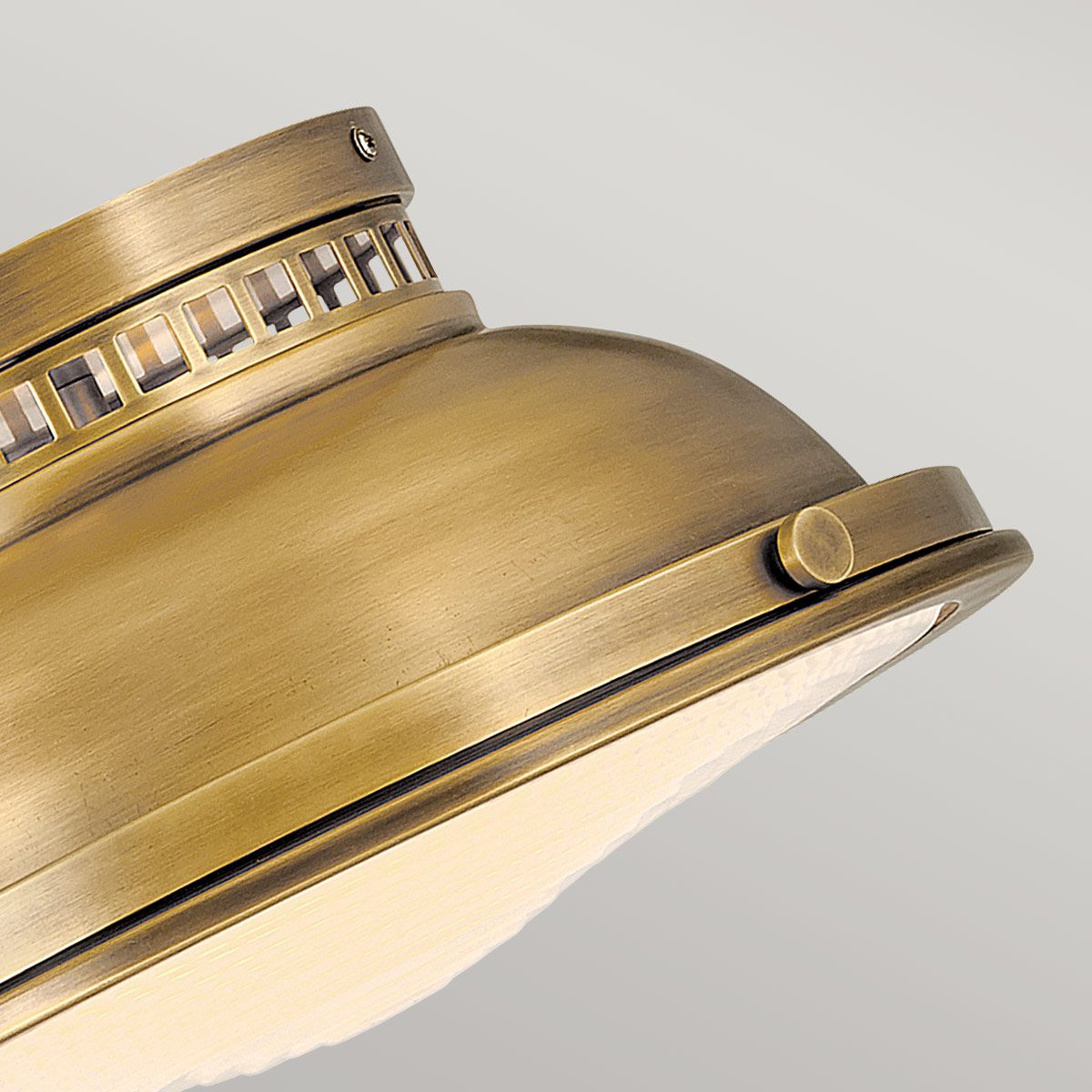 Amelia In Light Flush Light In Heritage Brass