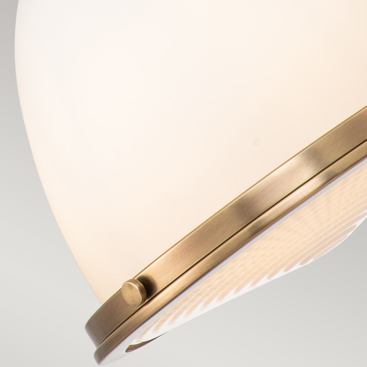 Amelia Light Medium Pendant in Heritage Brass