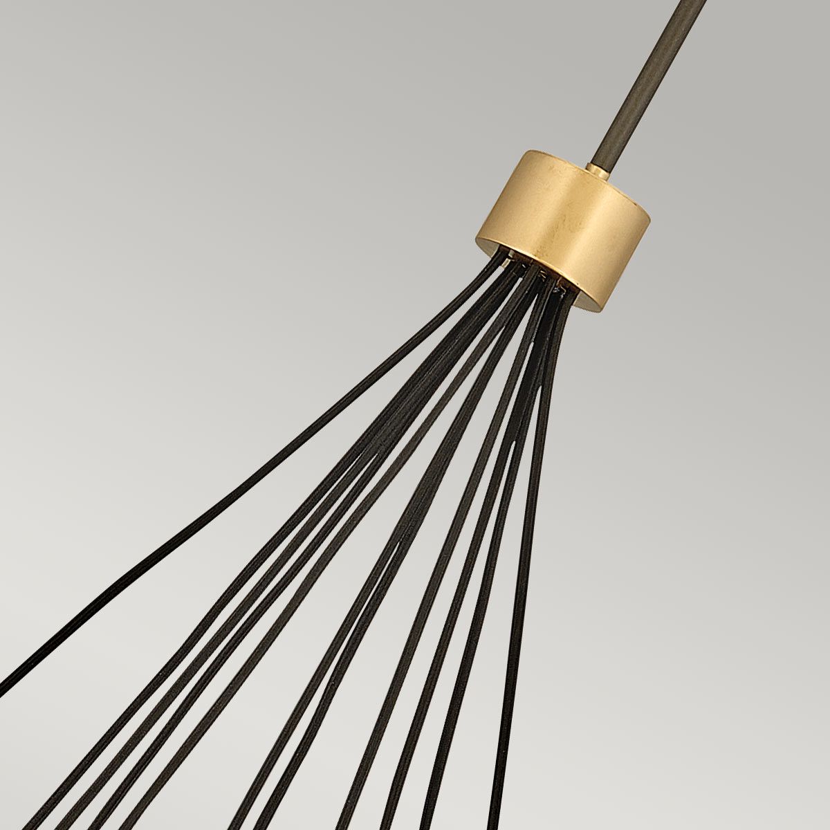 Astrid Light Pendant Cluster in Matte Bronze and Deluxe Gold
