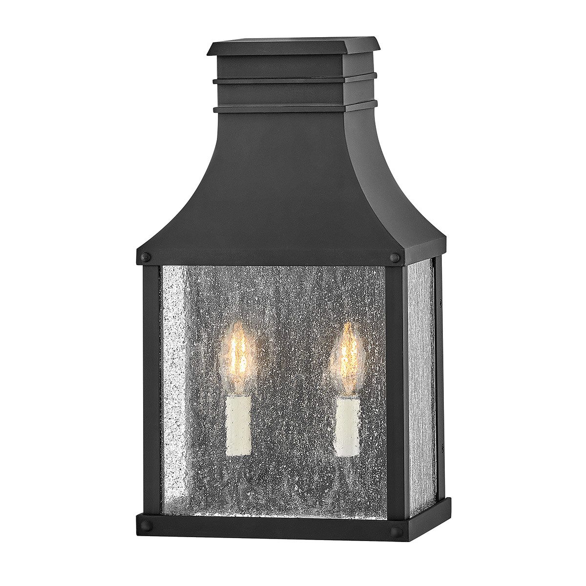 Beacon Hill Half Wall Lantern in Museum Black