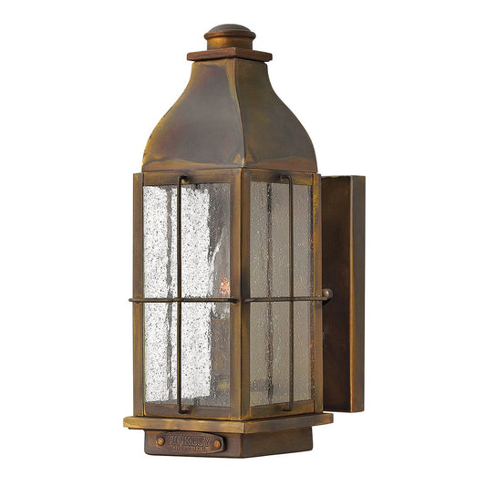 Bingham in Light Small Wall Lantern in Sienna