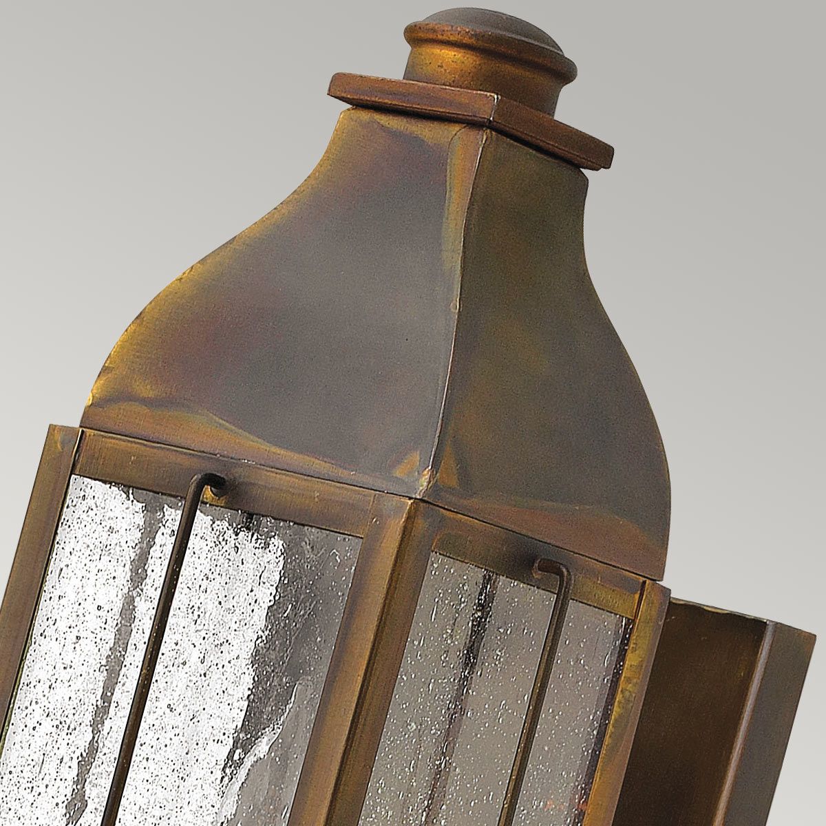 Bingham in Light Small Wall Lantern in Sienna