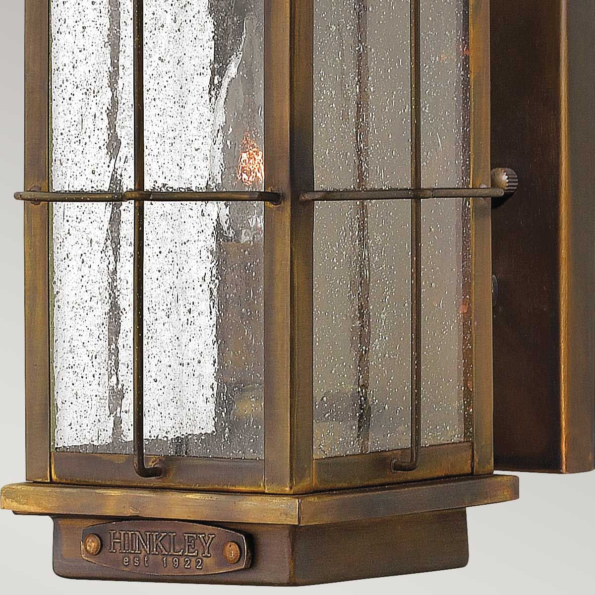 Bingham in Light Small Wall Lantern in Sienna