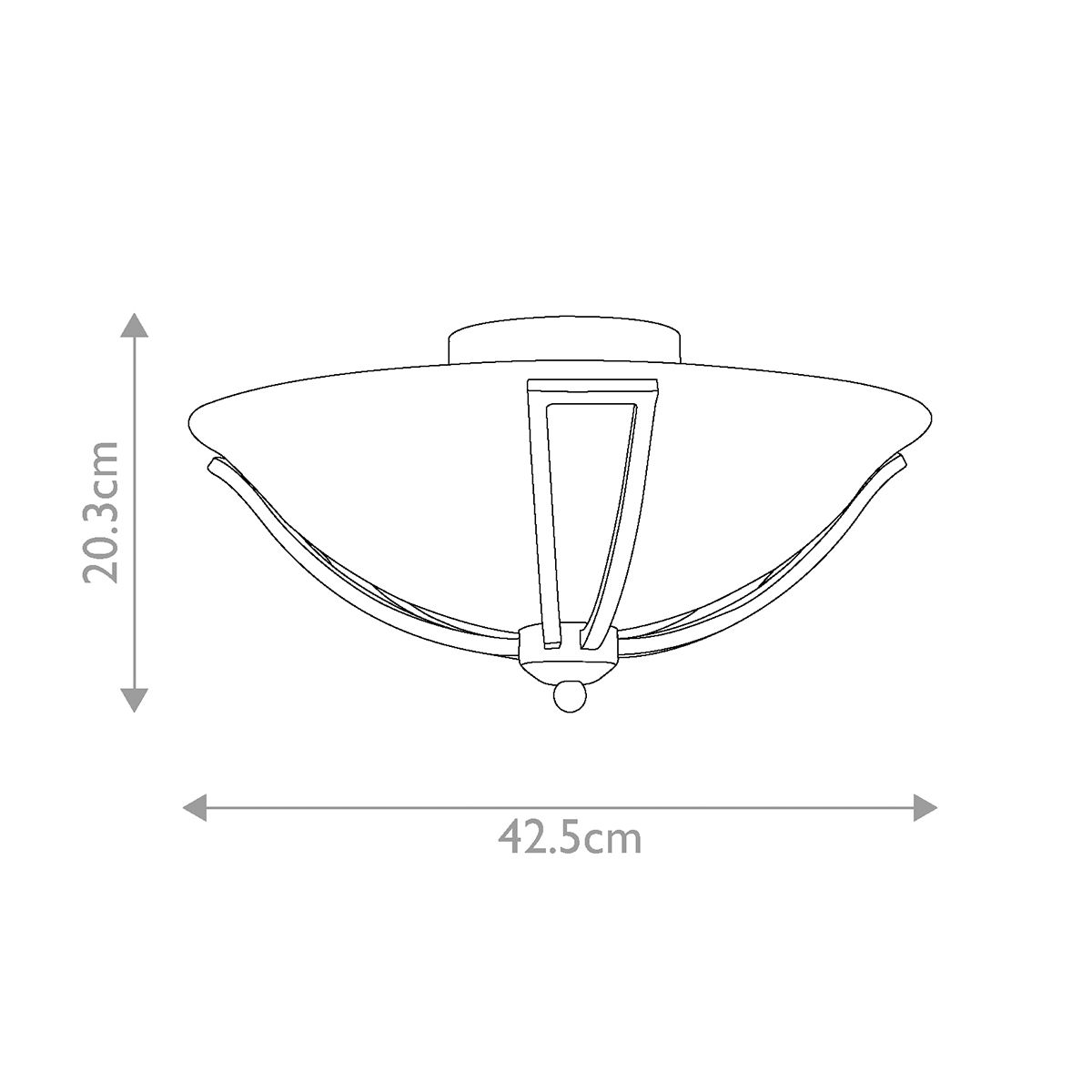 Bolla Light Flush in Brushed Nickel