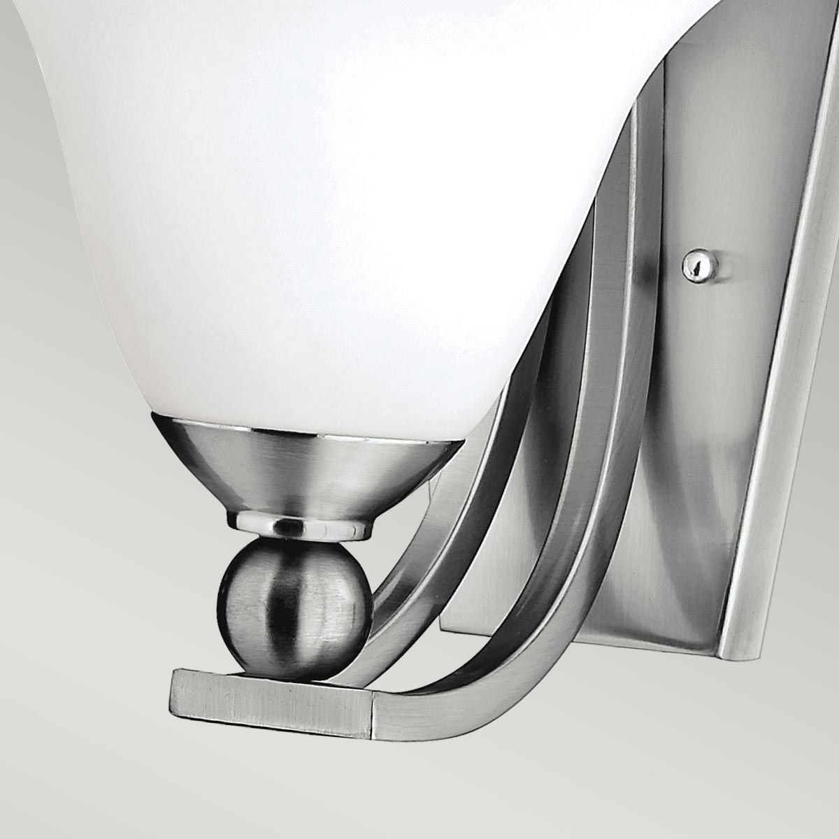 Bolla Light Wall Light in Brushed Nickel
