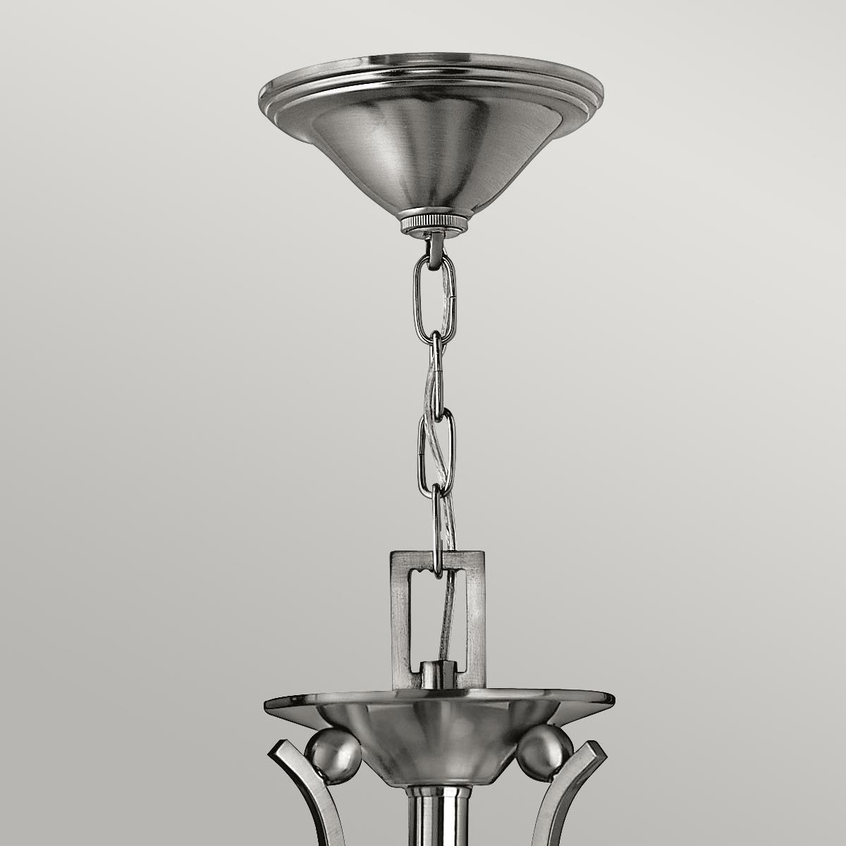 Bolla Light Chandelier in Brushed Nickel