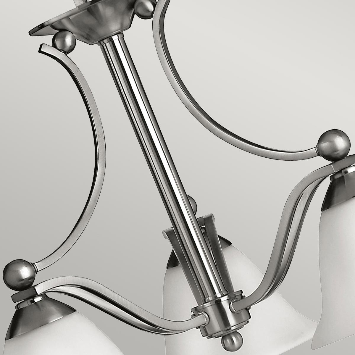 Bolla Light Chandelier in Brushed Nickel