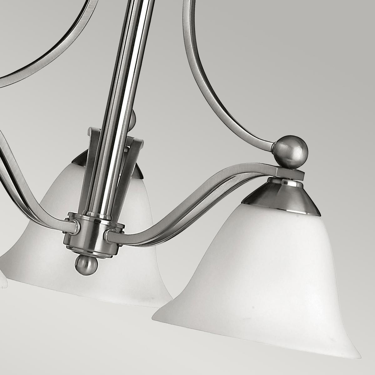 Bolla Light Chandelier in Brushed Nickel