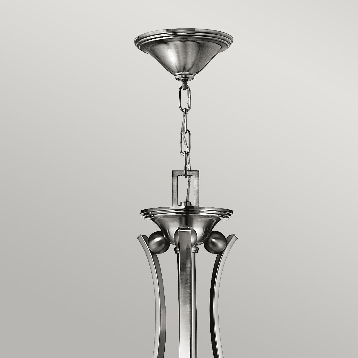 Bolla Light Chandelier in Brushed Nickel
