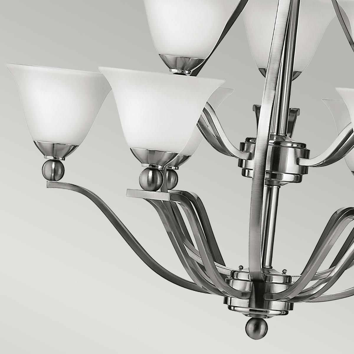 Bolla Light Chandelier in Brushed Nickel