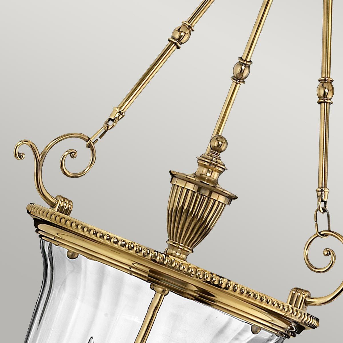 Cambridge Light Large Pendant in Burnished Brass