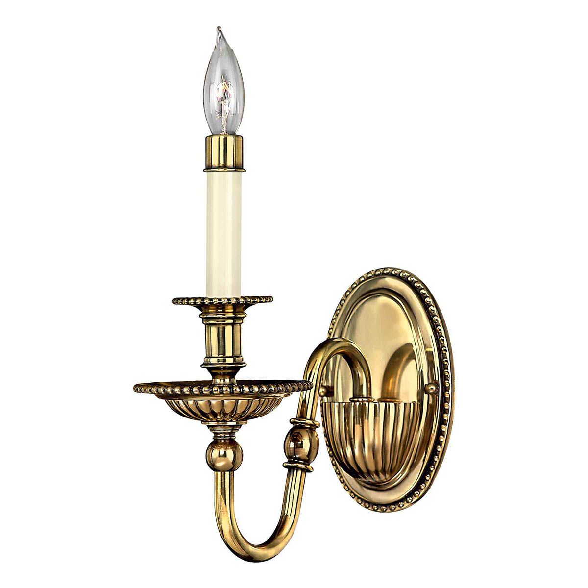 Cambridge Light Wall Light in Burnished Brass