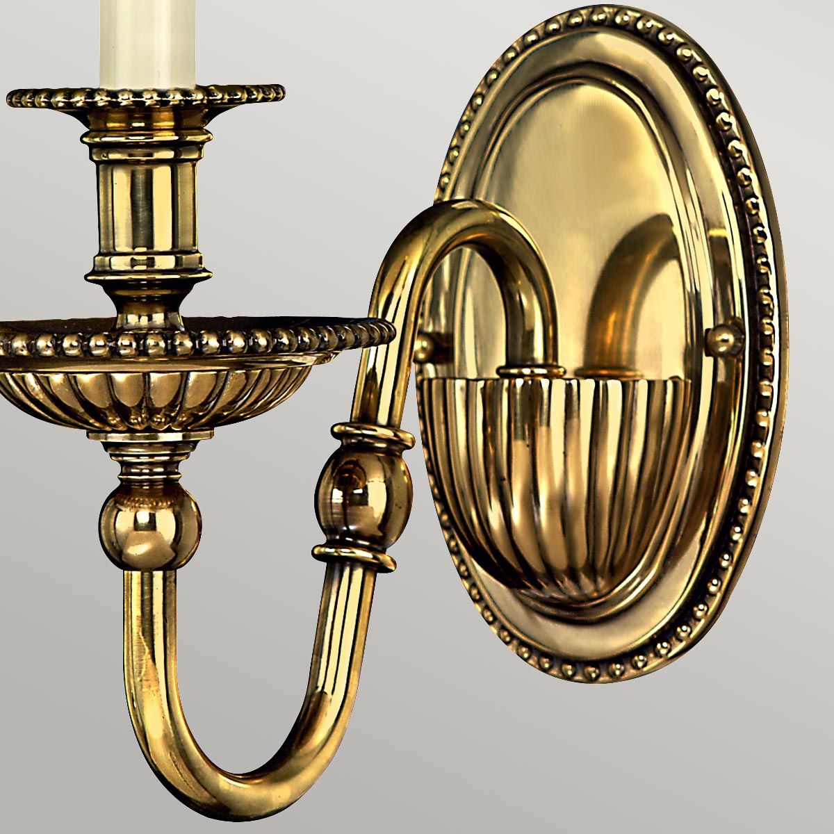 Cambridge Light Wall Light in Burnished Brass